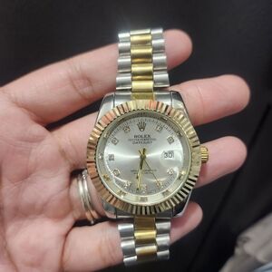 Datejust Two-Tone Watch - Silver and Gold